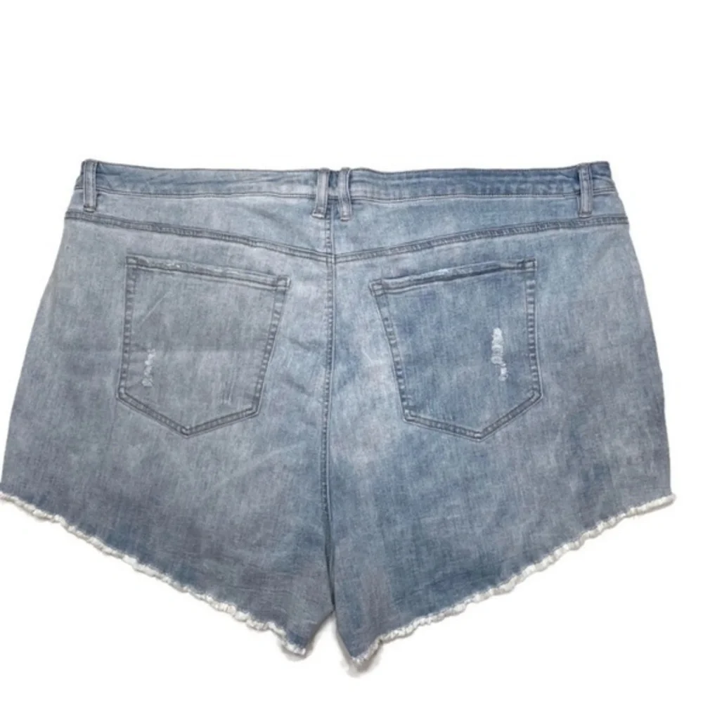 Rewash Distress Button Fly Shorts Size 26